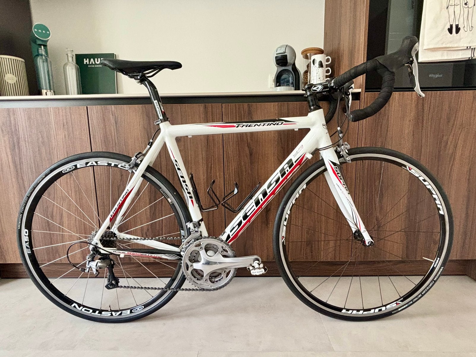 Prachtige Sensa Racefiets Koersfiets Maat 54 Perfecte Staat, Autres marques, Frein sur jante, Aluminium, Enlèvement