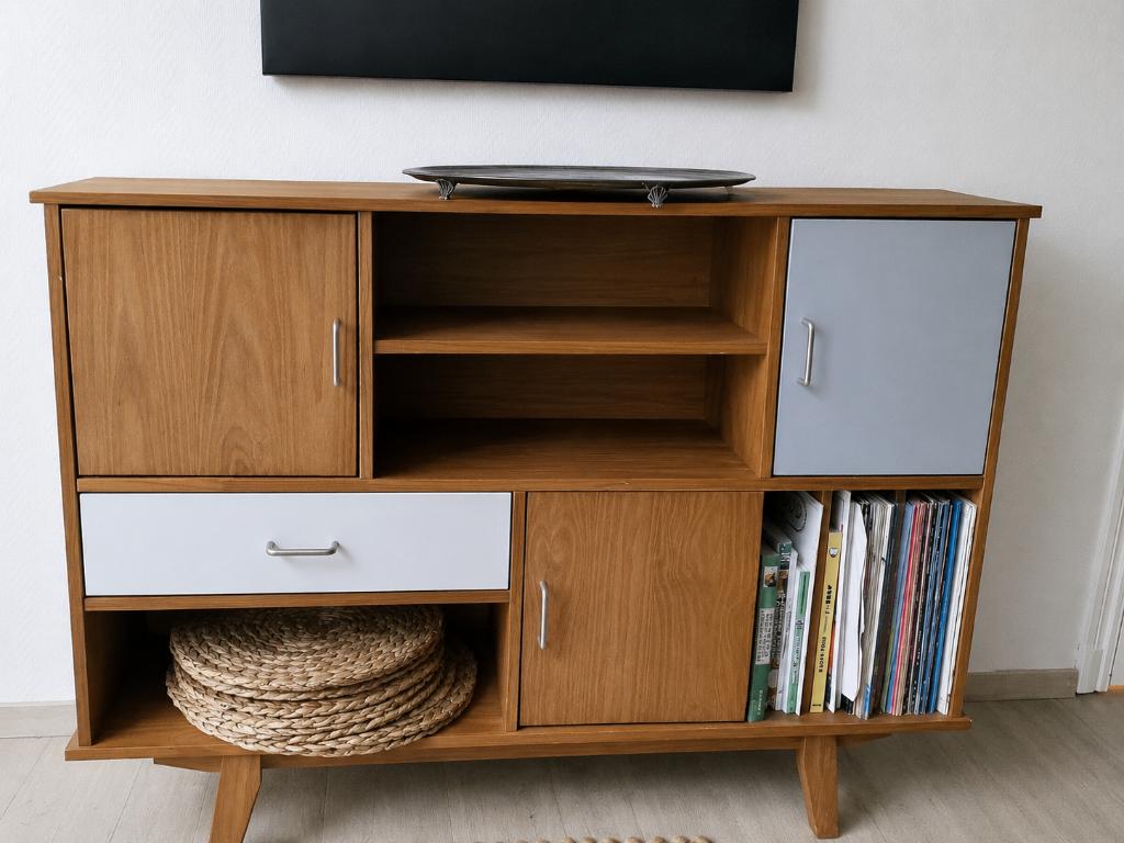 Buffet Paulette, Maison & Meubles, 25 à 50 cm, Avec tablette(s), Moins de 100 cm, 100 à 150 cm