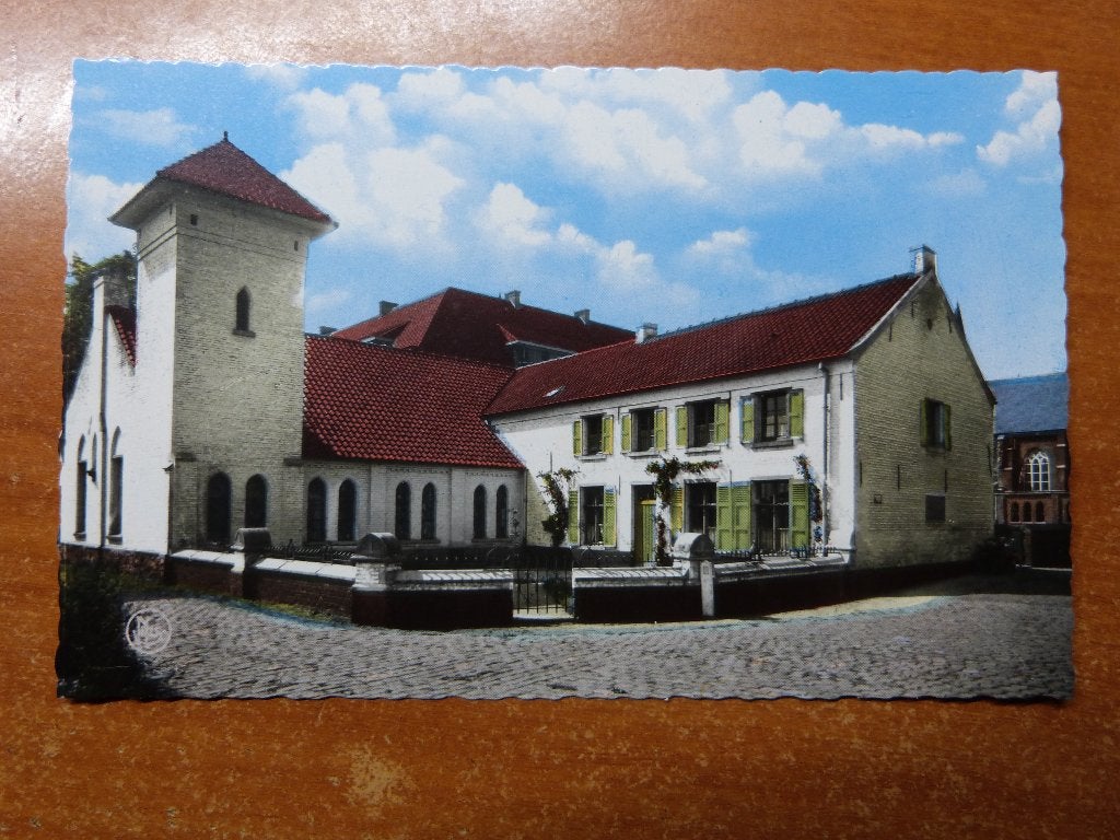 Postkaart Ninde Damiaan geboortehuis, Enlèvement ou Envoi, 1960 à 1980, Non affranchie, Brabant Flamand