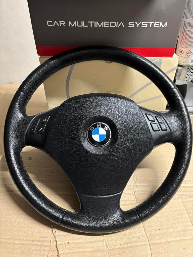 Volant multifonction BMW E90/E91 avec airbags 2 pièces, Autos : Pièces & Accessoires, Enlèvement ou Envoi, Utilisé, BMW