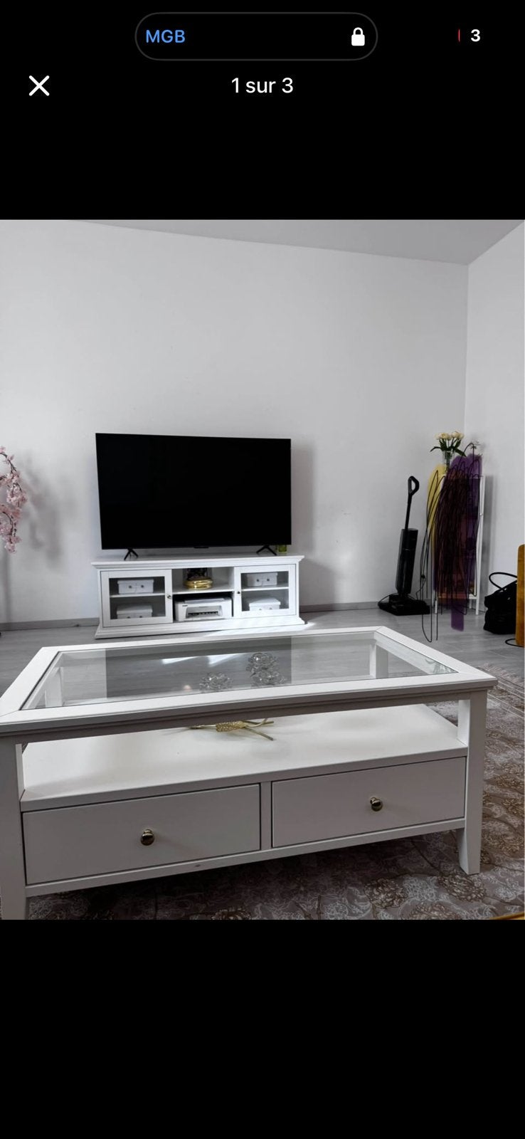 Table basse et meuble tv, Enlèvement