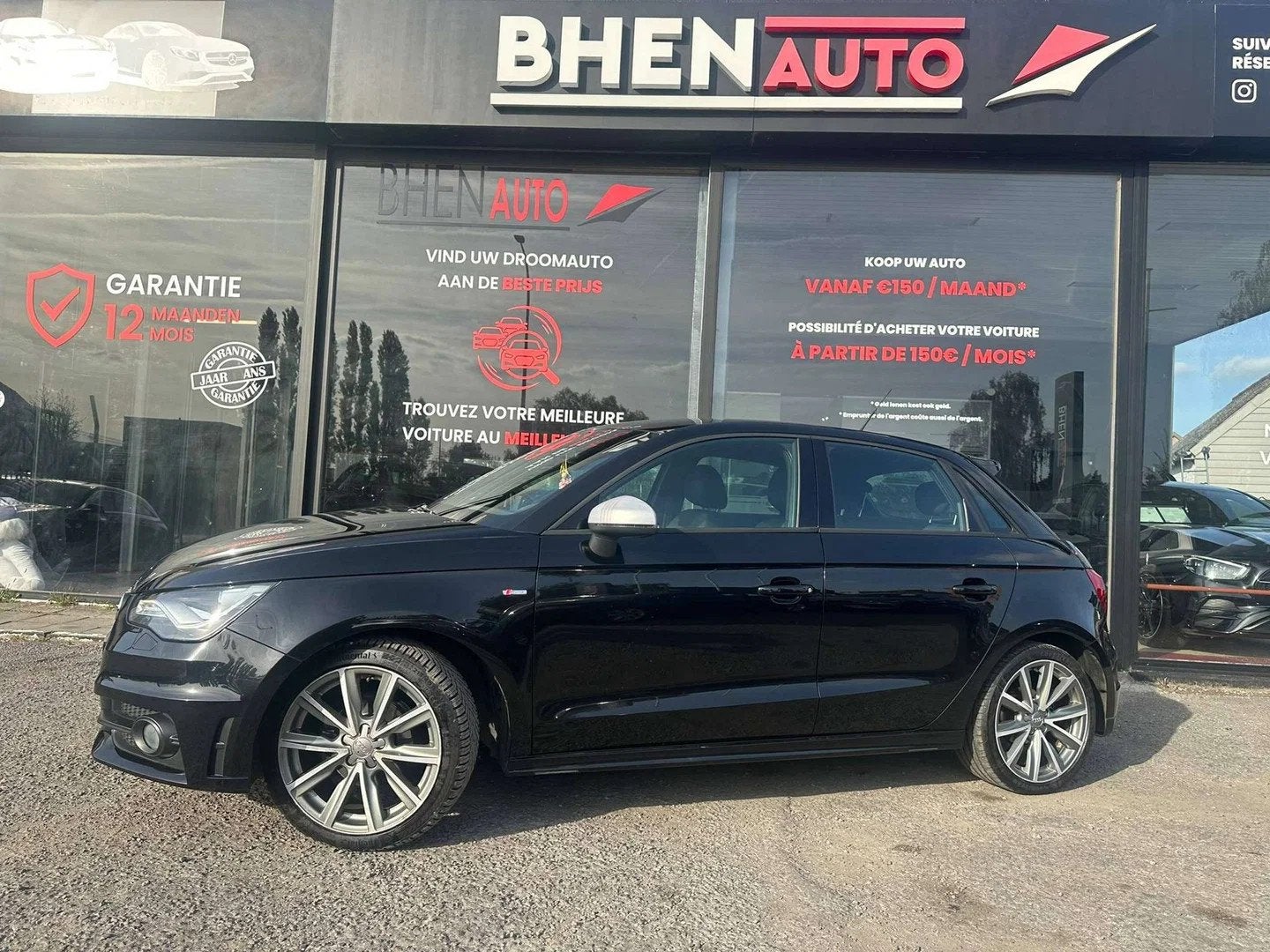 Audi A1 247,91€ SANS INTERET ZONDER KOSTEN 1.2 TFSI Ambiti, Auto's, Stof, 4 cilinders, Zwart, Bedrijf