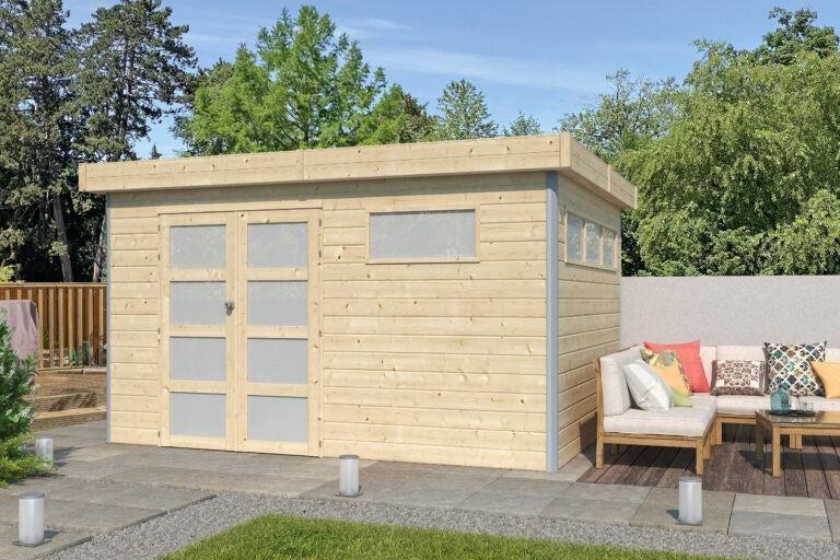 NOUVELLE cabane en rondins moderne 5102ISO, Envoi, Neuf