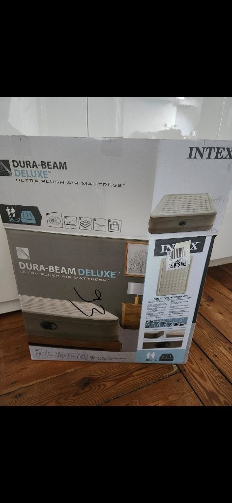 Matelas gonflable 2 personnes Intex, Enlèvement, Pompe intégrée, Comme neuf, 2 personnes