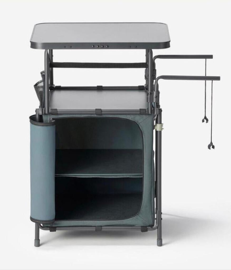 Decathlon Quechua kampeerkast en vuilnisbakhouder., Caravans en Kamperen, Ophalen