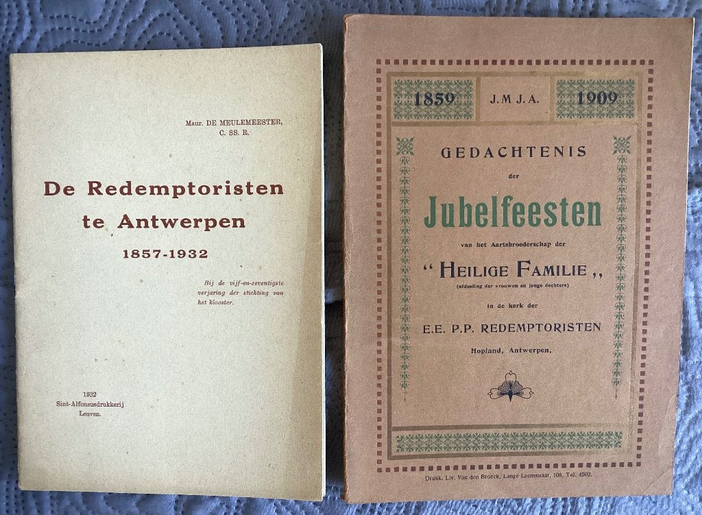 ANTWERPEN Redemptoristen lot van 2 boekjes, Ophalen of Verzenden, Gelezen