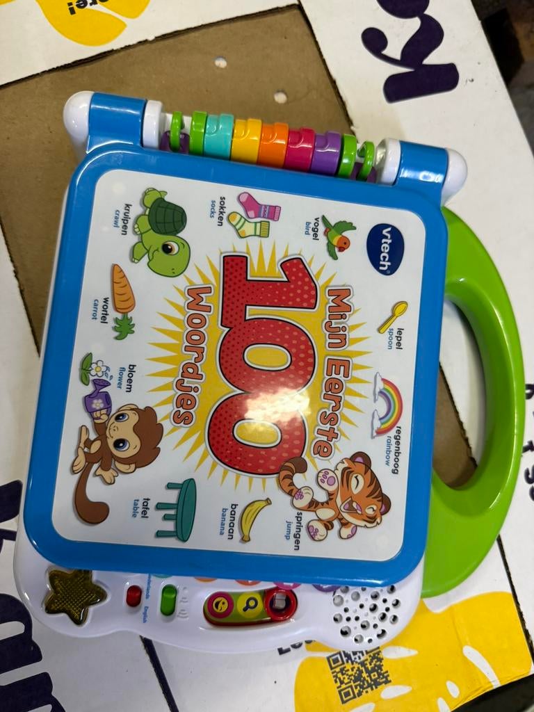 Mijn eerste 100 woorden, boek Vtech, Kinderen en Baby's, Ophalen of Verzenden, Zo goed als nieuw