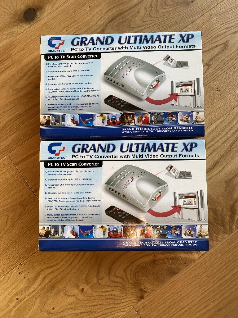 GRAND ULTIMATE XP - PC to TV Converter, Computers en Software, Capture cards, Ophalen of Verzenden, Zo goed als nieuw