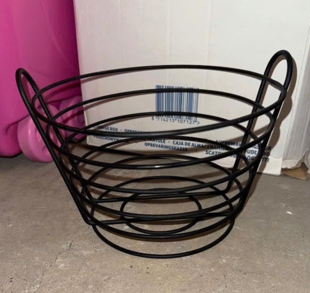 Panier Casa noir mat, Neuf, Enlèvement ou Envoi, Panier, Métal