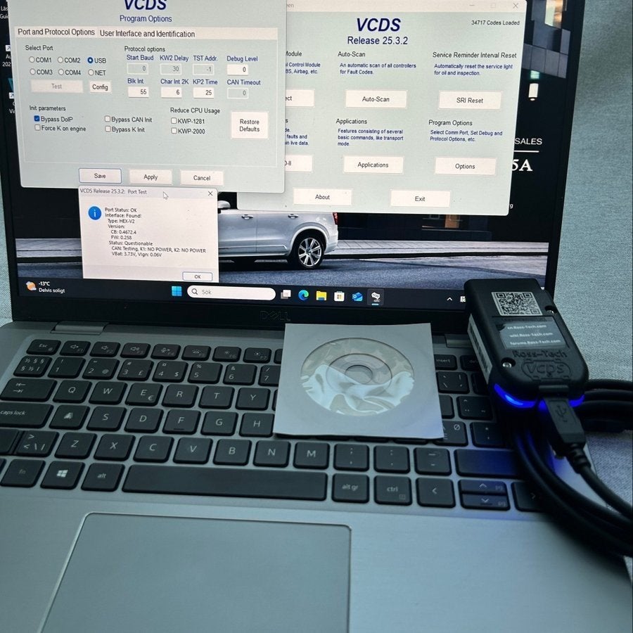Laptop met vcds en interface., Autos : Divers, Enlèvement