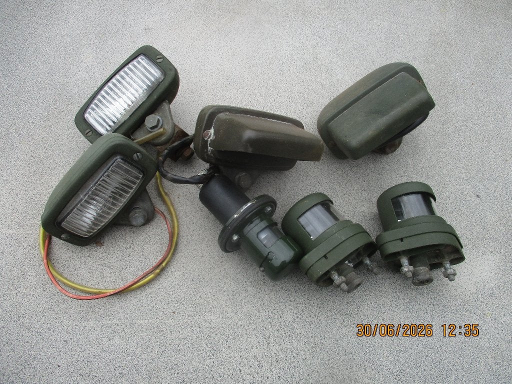 lot de lampes militaires, Collections, Enlèvement ou Envoi, Armée de terre, Autres types