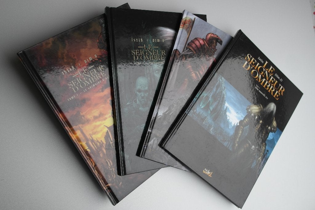 Bd LE SEIGNEUR D'OMBRE tomes 1 à 4 (EO ttbe) de ISTIN, Gelezen, ISTIN / DIM. D, Complete serie of reeks, Ophalen of Verzenden