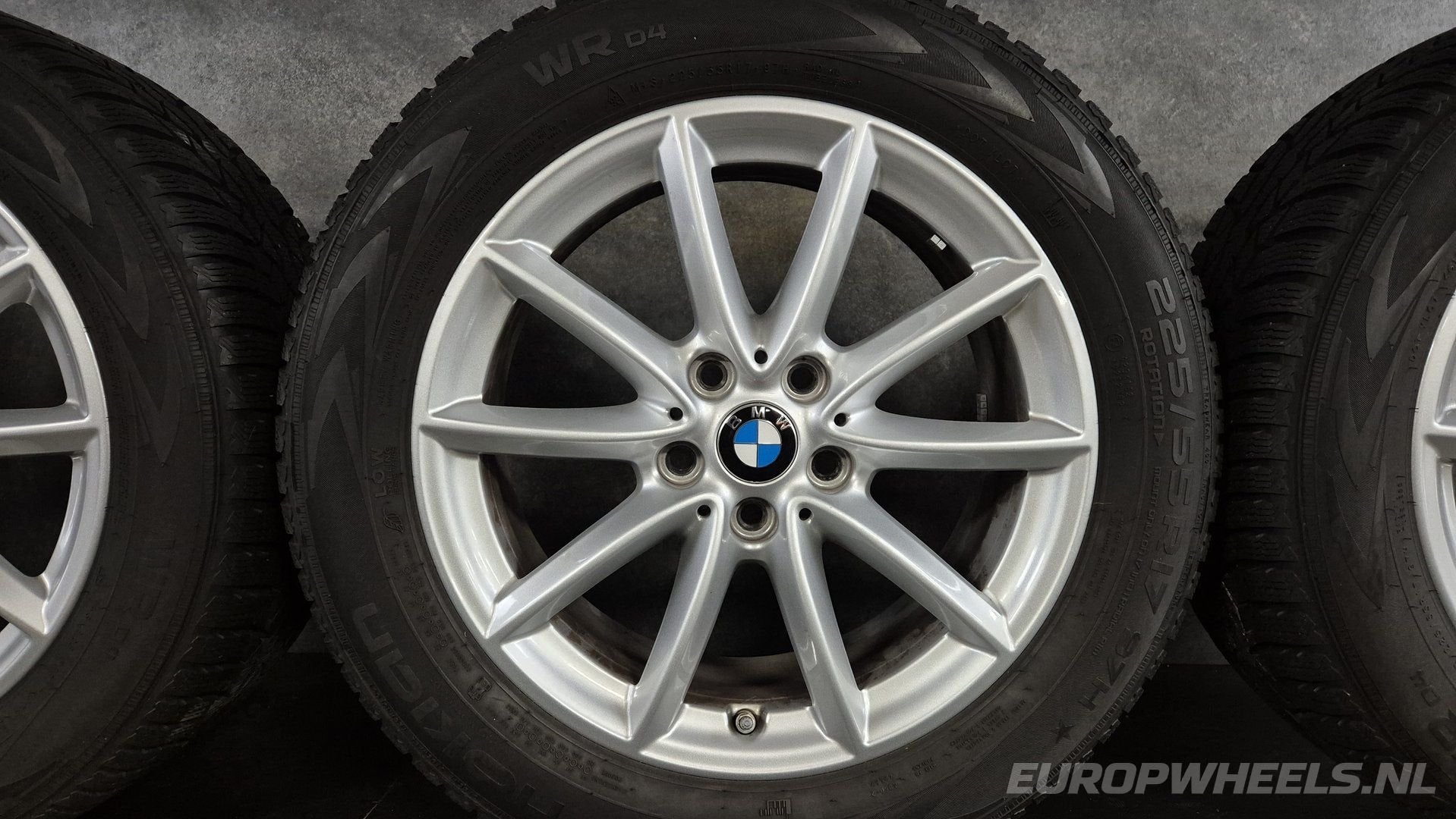 17 inch BMW velgen winterbanden X1 F48 X2 F39 Styling 574, Gebruikt, -, -, Banden en Velgen