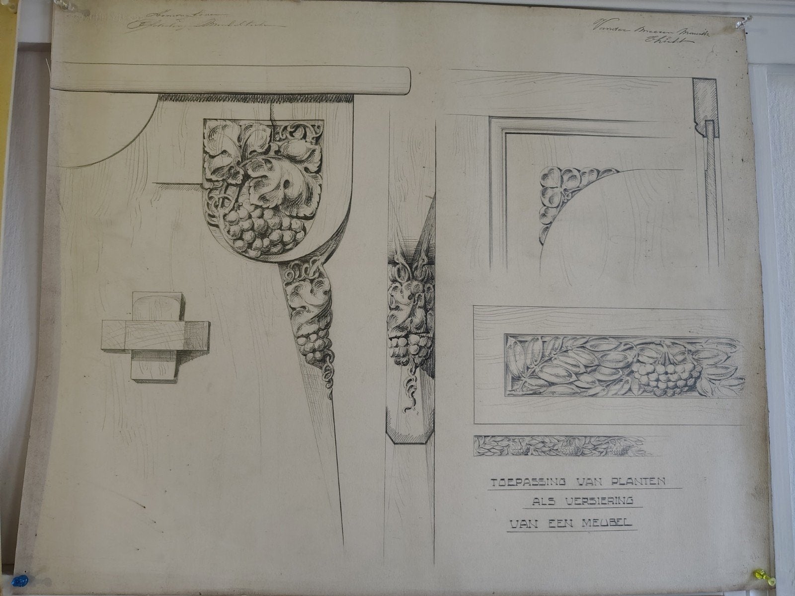 5x meubel / interieur ontwerp Maurice Vander Meeren Tielt, Antiek en Kunst, Ophalen of Verzenden