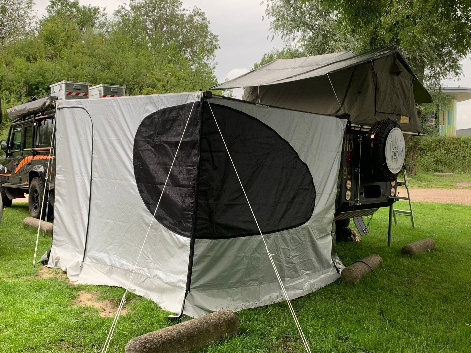 Kit de 3 panneaux pour auvent James Baroud, Caravanes & Camping, Enlèvement, Comme neuf