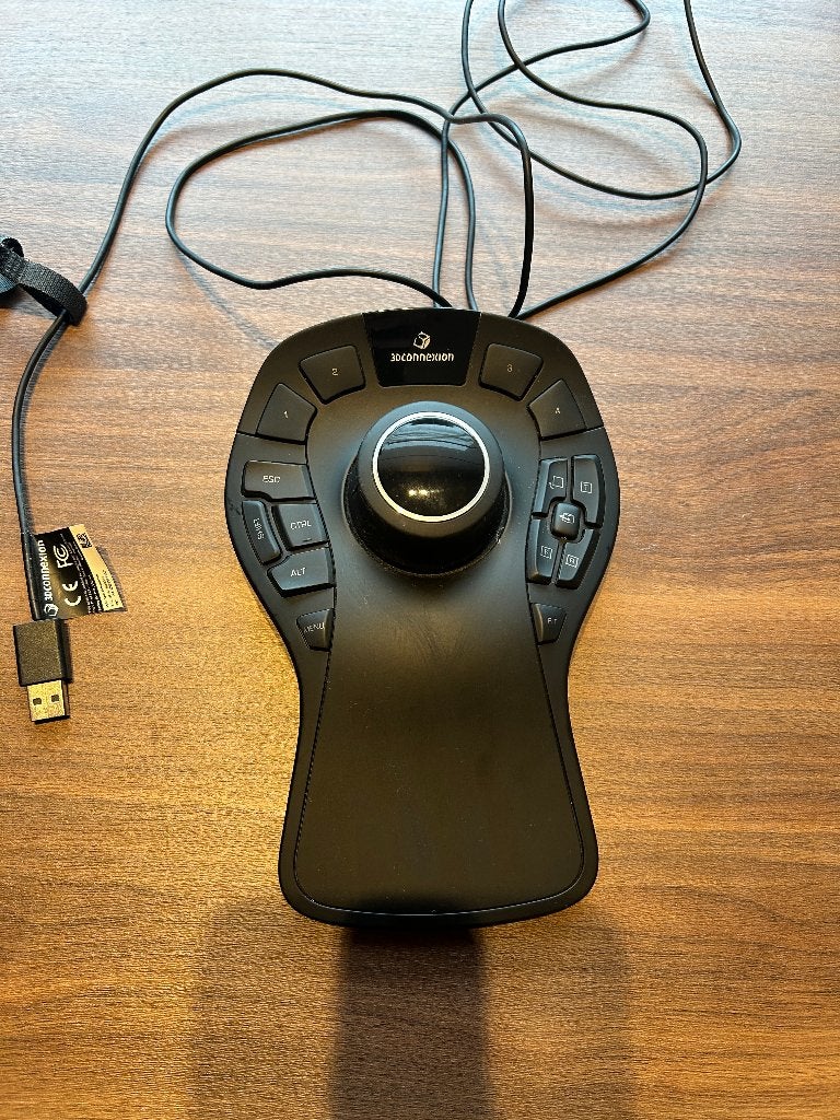3D Connexion - SpaceMouse Pro, Computers en Software, Muizen, Ophalen, Gebruikt, Ergonomisch, Overige typen