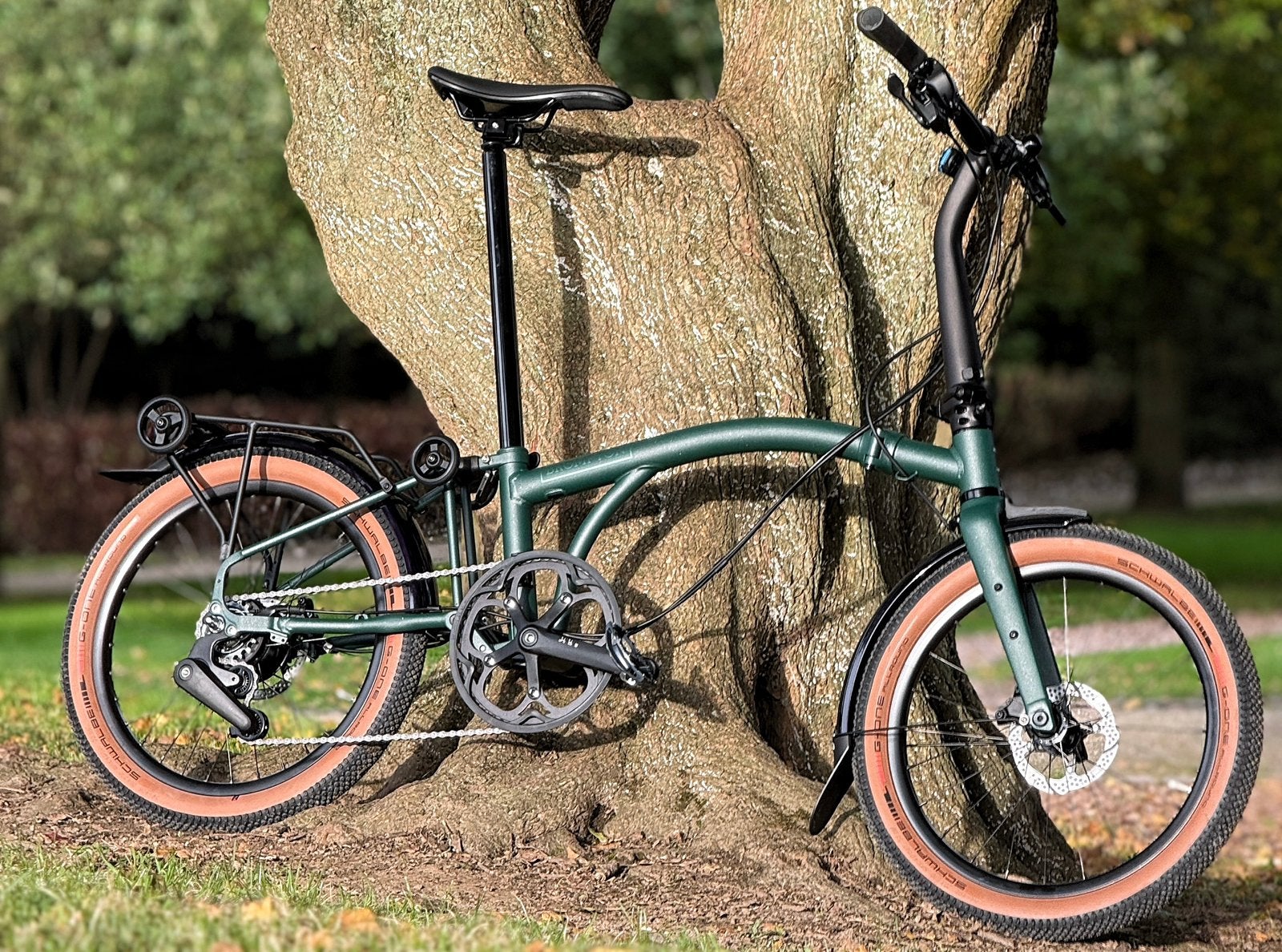 Brompton G Line with Roller Frame - 8-speed, Ophalen, Zo goed als nieuw, Brompton