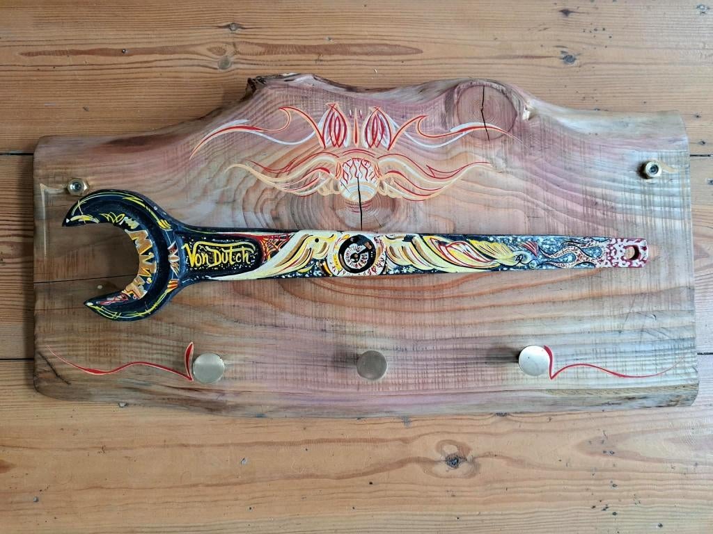 Porte-manteaux mural Moto custom, Ophalen, Gebruikt, Wandkapstok
