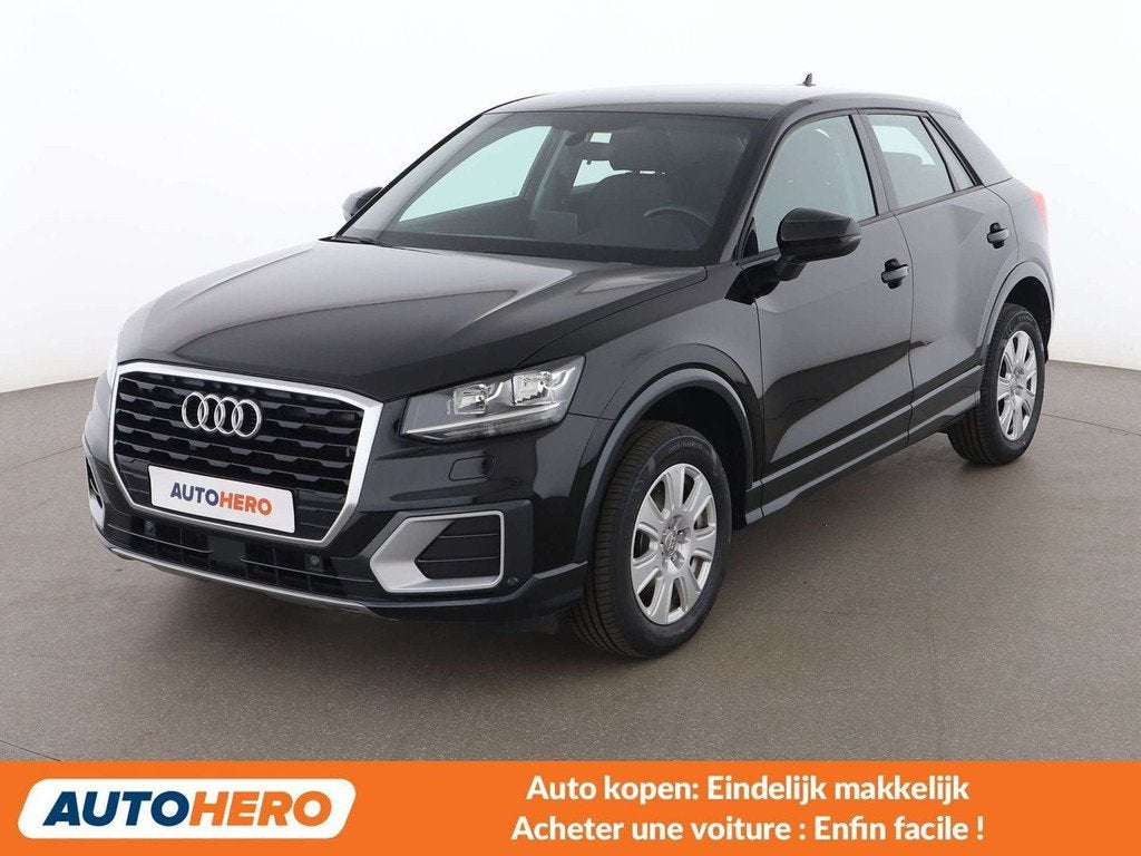 Audi Q2 1.0 TFSI Design (bj 2017, automaat), Stof, Gebruikt, 116 pk, Zwart