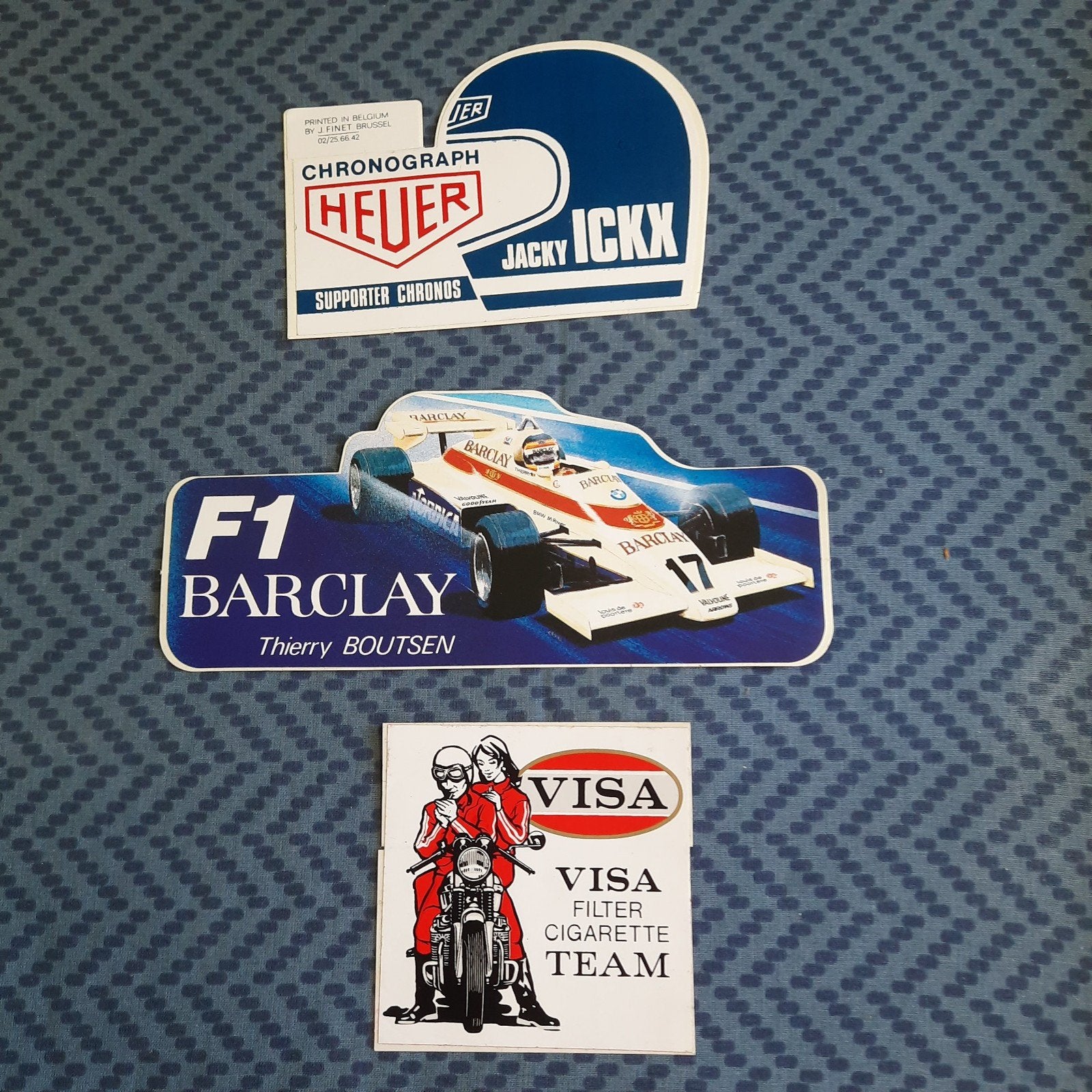 3 AUTO-GERELATEERDE STICKERS * VINTAGE * NIEUW *, Auto diversen, Autostickers, Ophalen