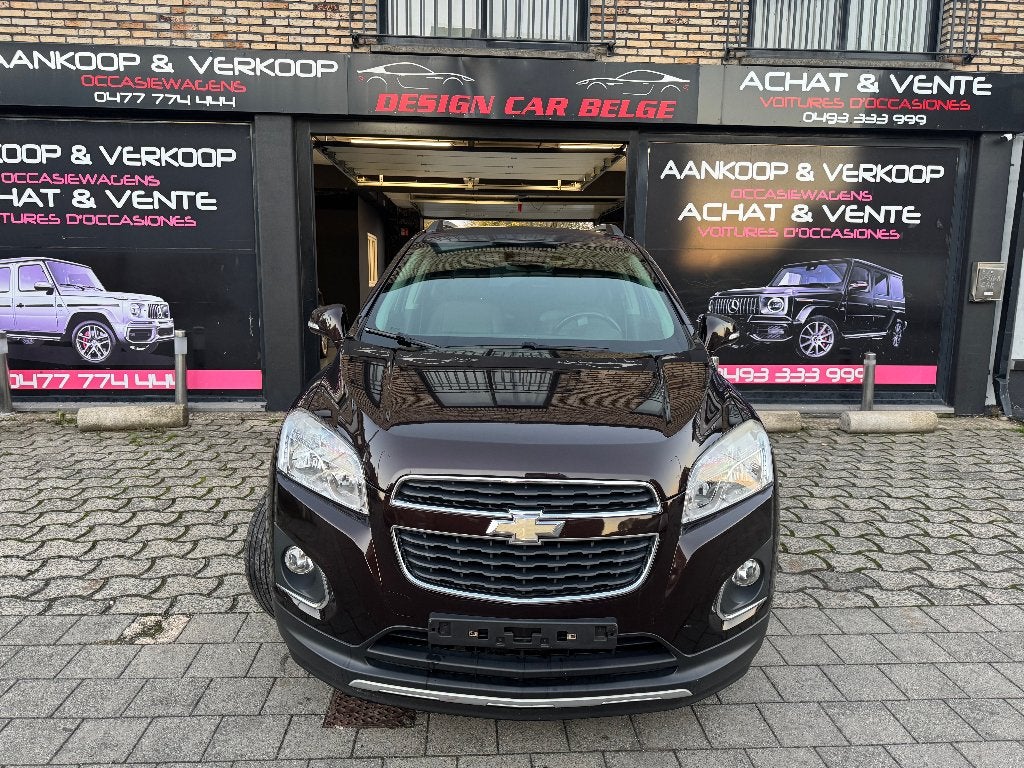 Chevrolet Trax 1.4 Turbo 140 ch 4x4 97000km lederen camera, Auto's, Euro 5, Bruin, Leder, Handgeschakeld