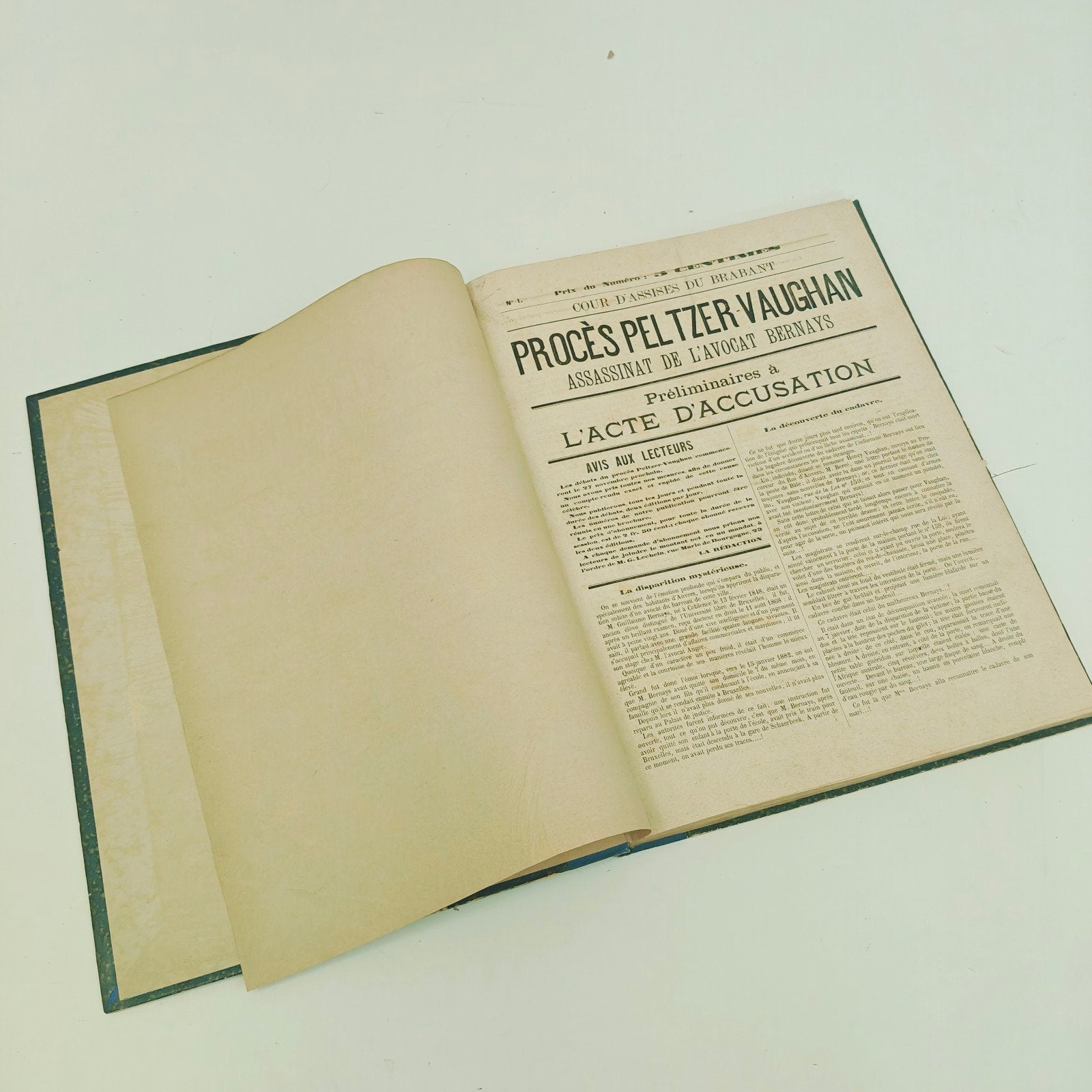 Procès Peltzer-Vaughan 1883  affaire Bernays compleet, Ophalen of Verzenden
