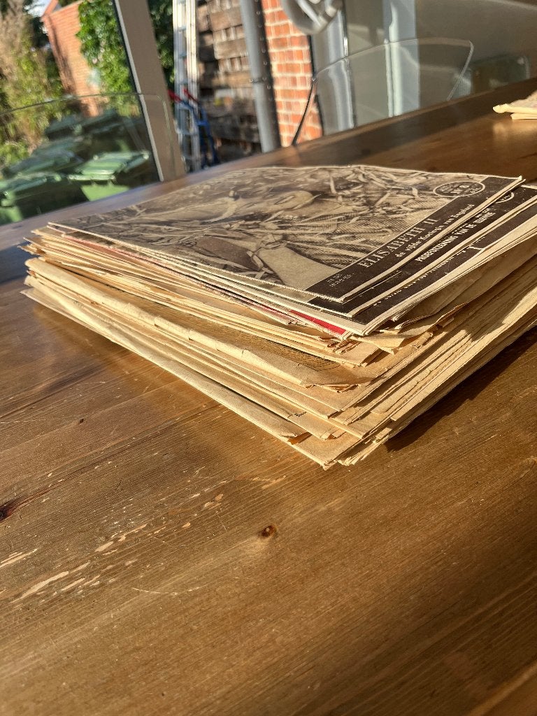 1952-1953 : Weekblad Ons Land + Oude kranten VOLKSGAZET, Collections, Enlèvement ou Envoi, 1940 à 1960, Journal