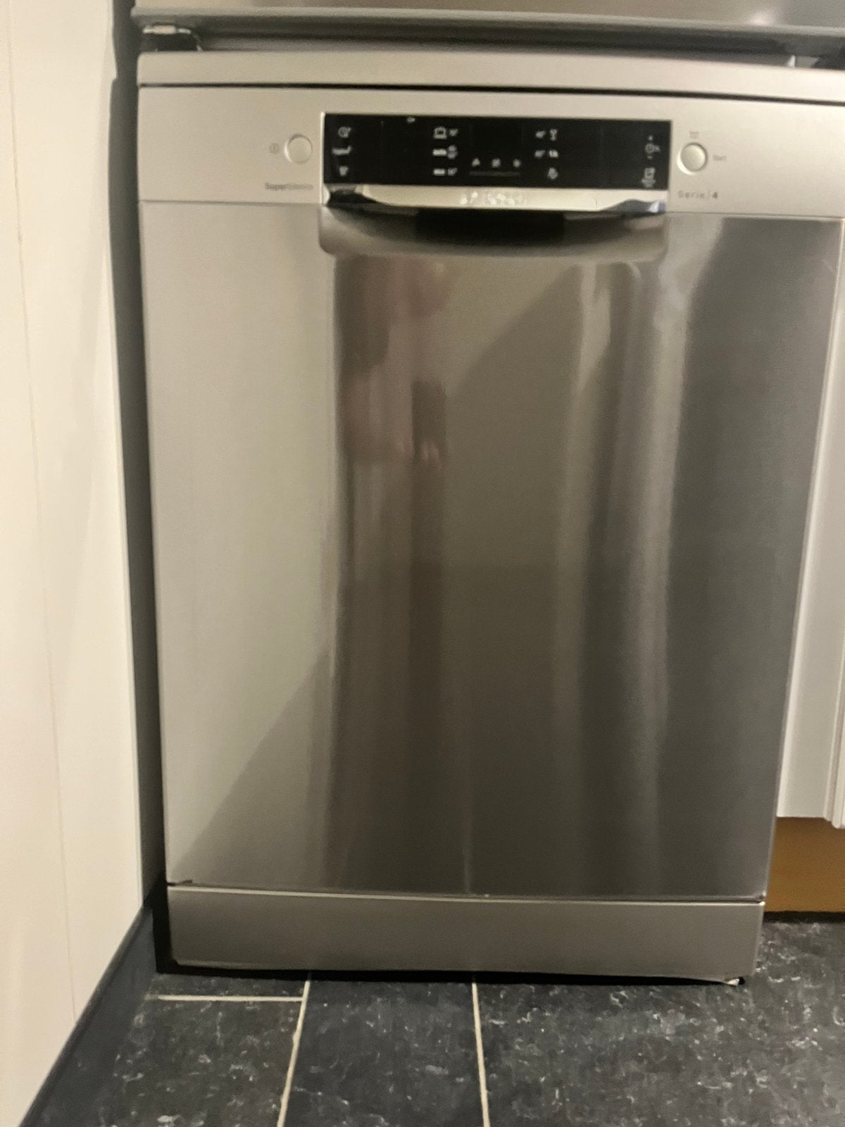 Vaatwas machine bosch inox vrijstaand, Ophalen, Zo goed als nieuw, Vrijstaand