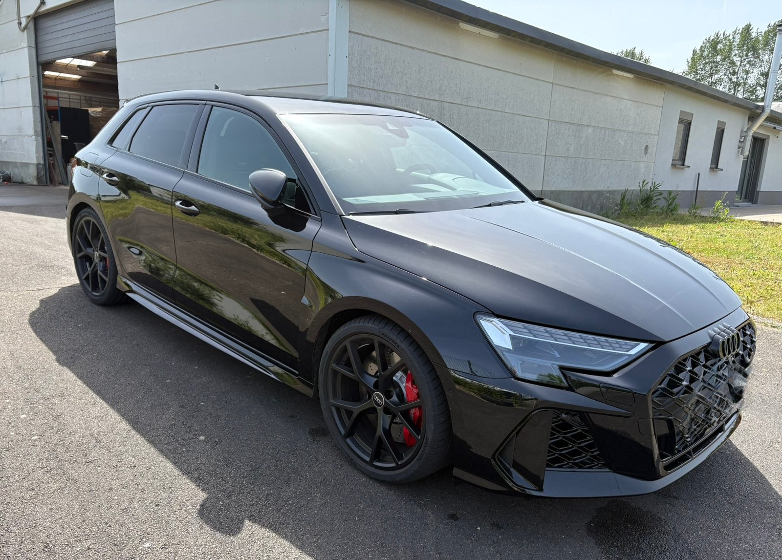 Audi RS3 2025, Auto's, Audi, Automaat, RS3, Zwart, Bedrijf