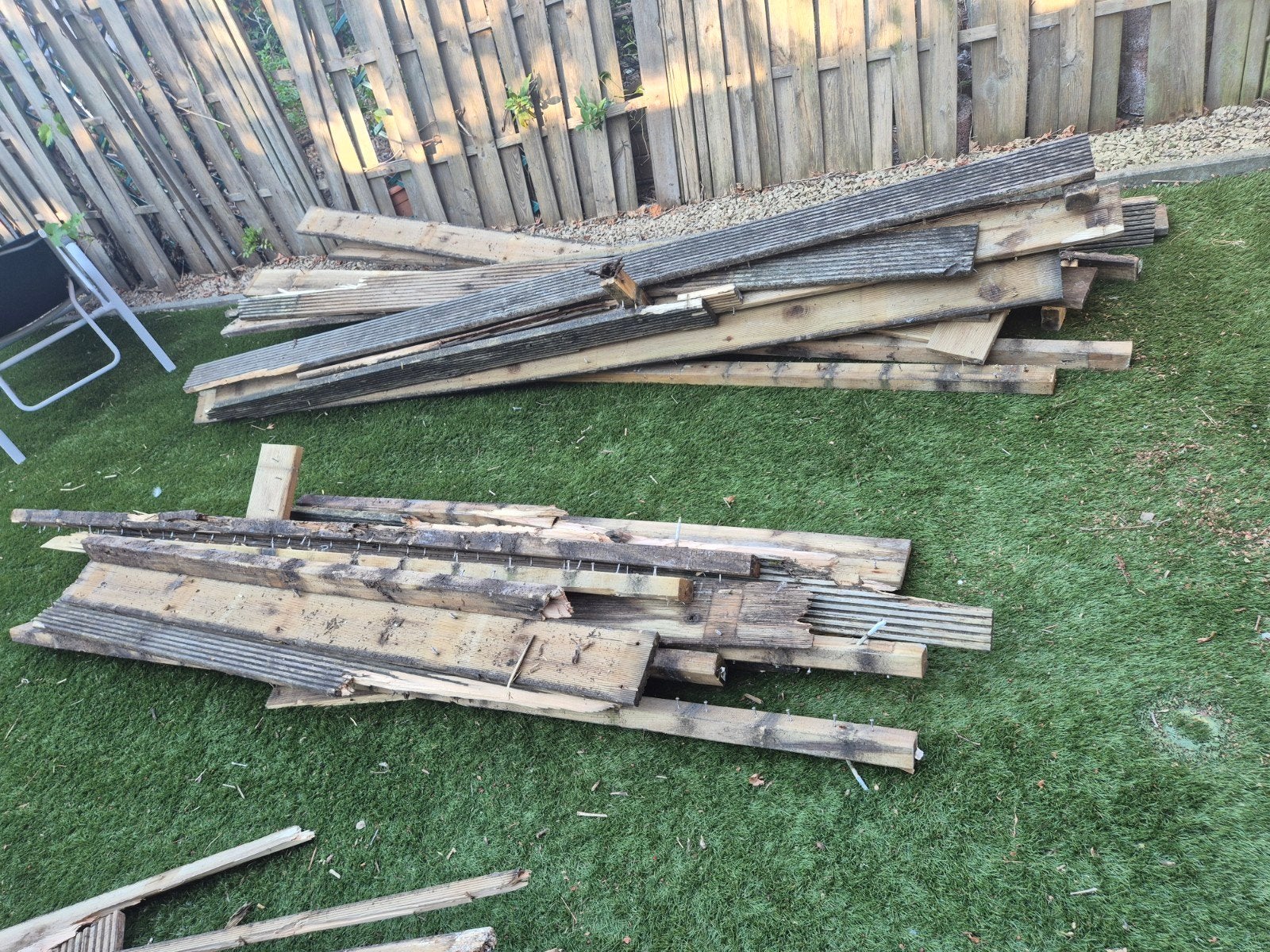 Gratis hout, Enlèvement, Planches
