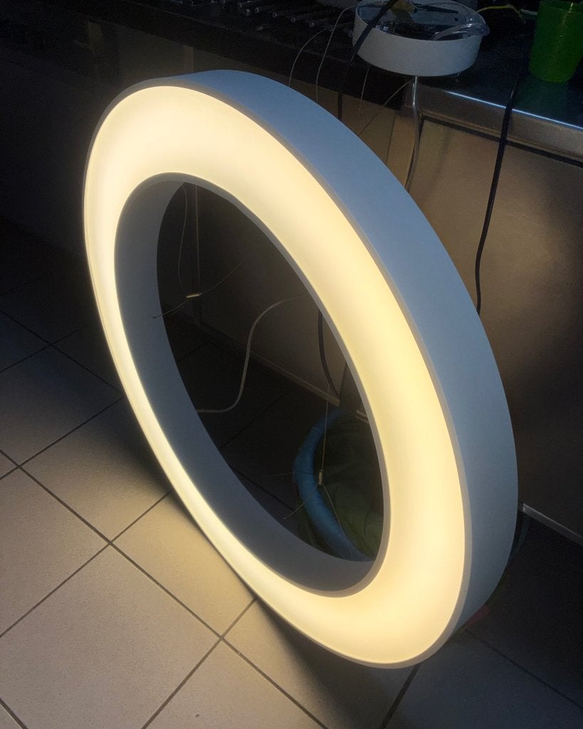 Design verlichting SLV, Antiquités & Art, Enlèvement, Lampe, Blanc, Métal