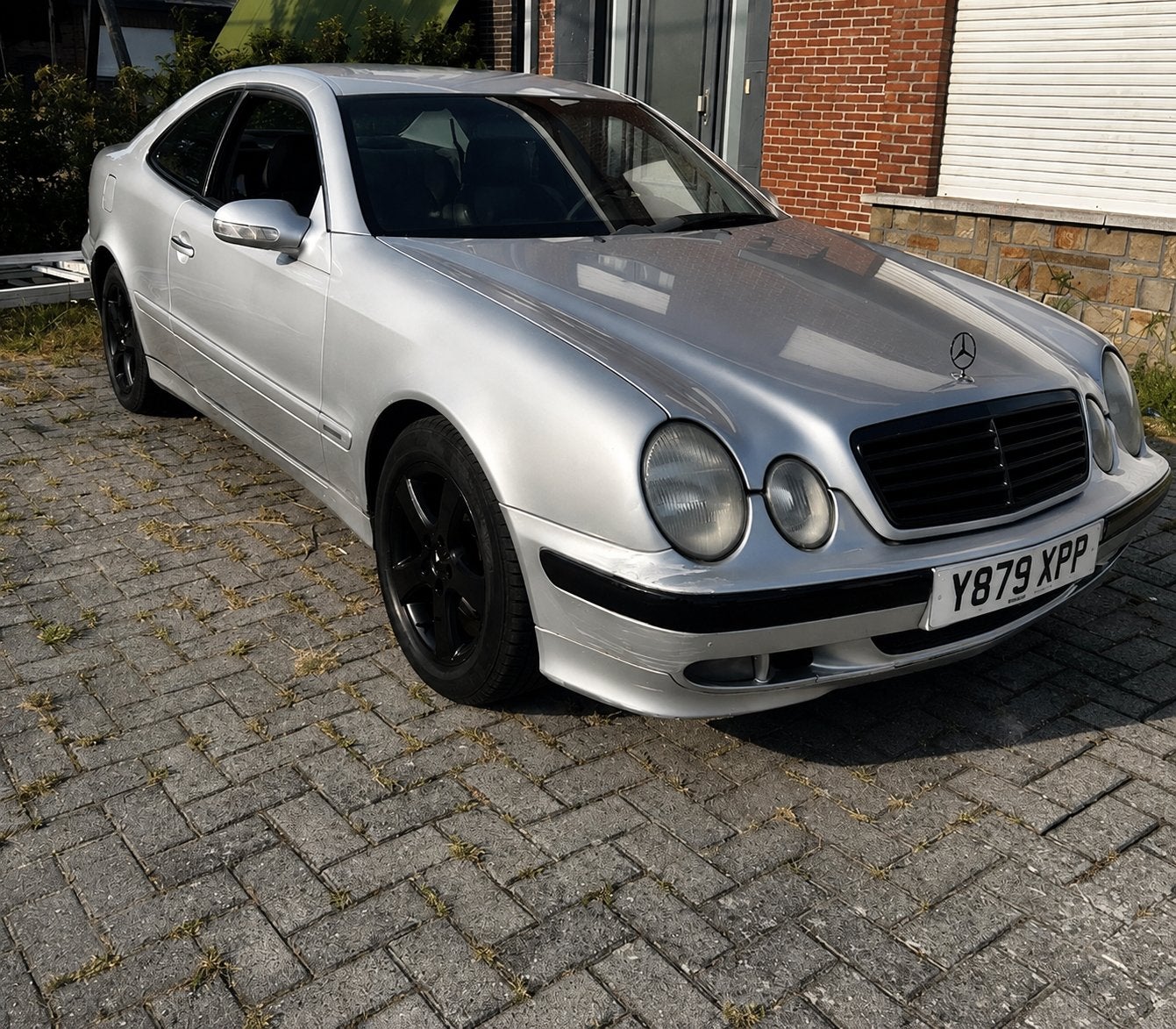 Mercedes, Auto's, Mercedes-Benz, Zwart, Particulier, CLK, Zilver of Grijs