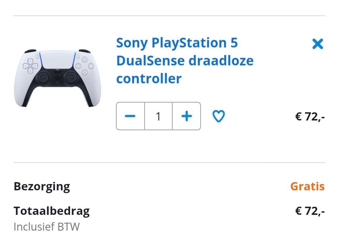 Sony PlayStation 5 DualSense draadloze controller, Ophalen of Verzenden, Playstation 5