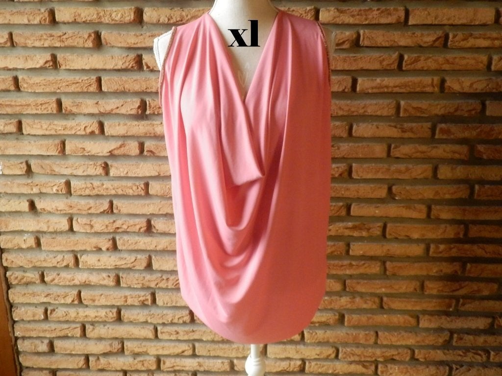 (194) -blouse femme t.xL rose  - shop 1one -, Maat 42/44 (L), Zo goed als nieuw, Roze, SHOP 1ONE