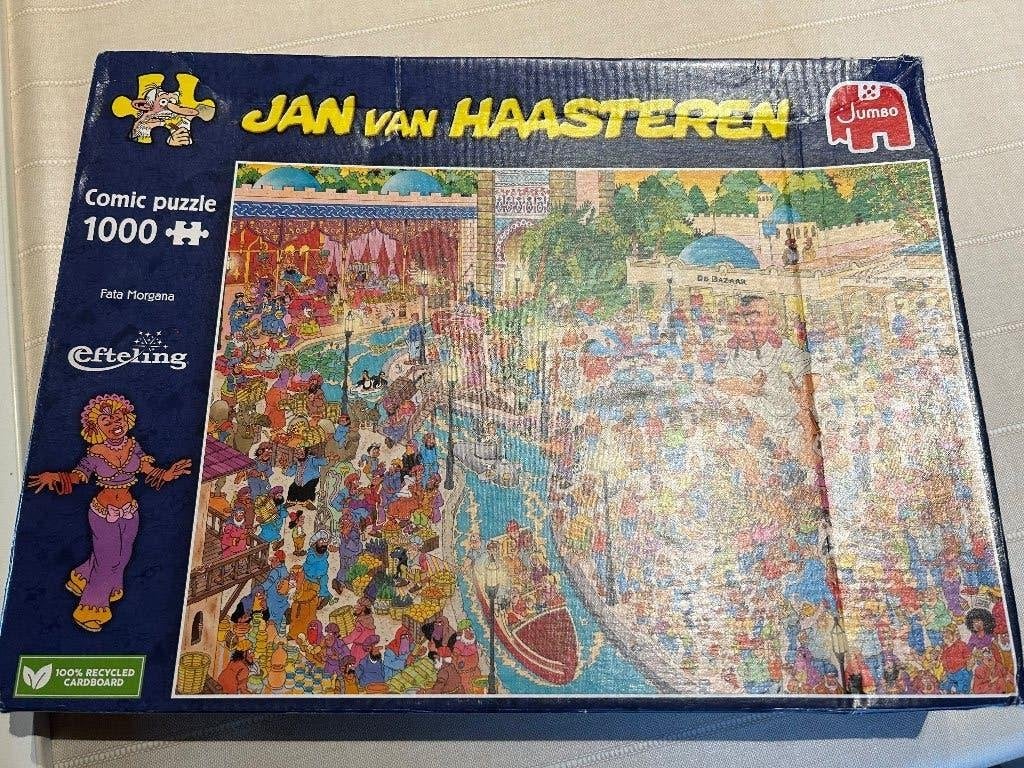 Puzzel Jan van Haasteren 1000 stukjes, Hobby en Vrije tijd, Denksport en Puzzels, Ophalen of Verzenden, 500 t/m 1500 stukjes, Zo goed als nieuw