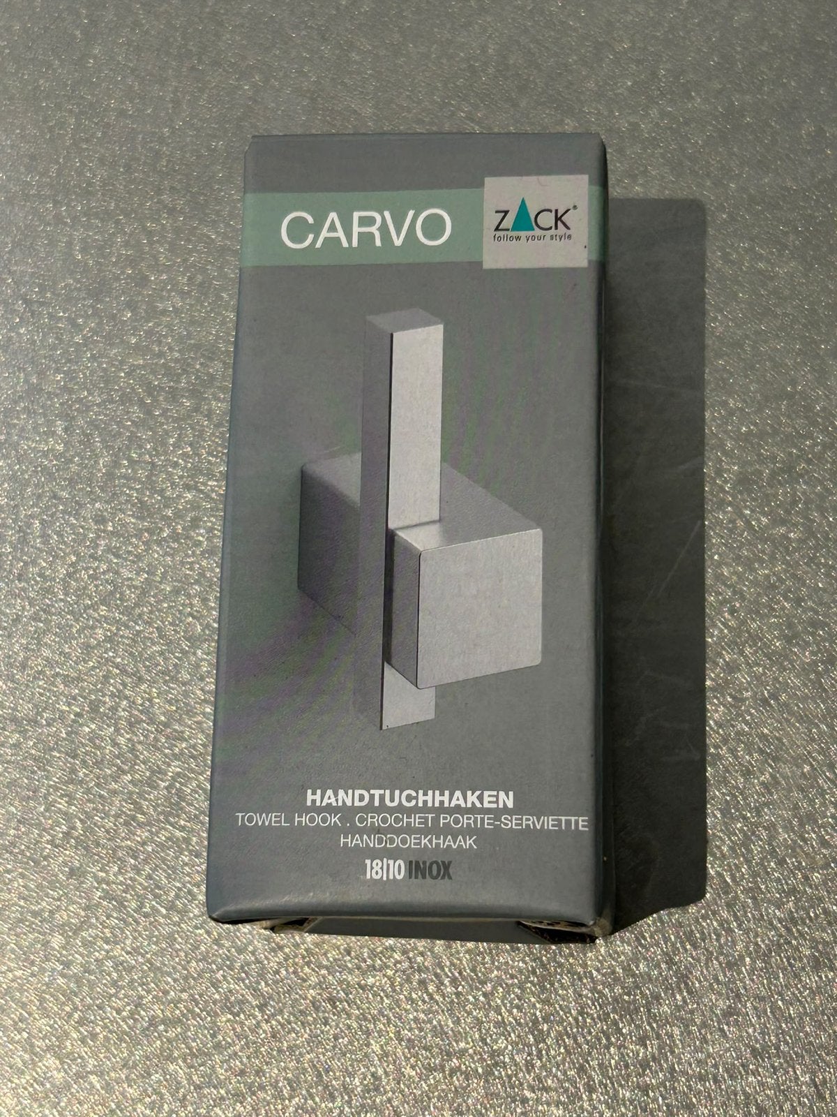 8x ZACK CARVO handdoekhaak inox | nieuw in verpakking, Ophalen of Verzenden, Nieuw