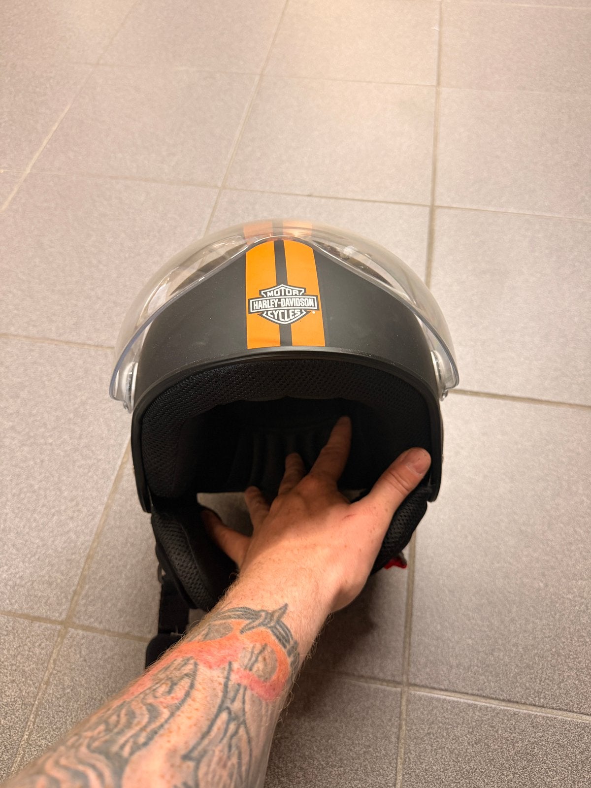 Helm Harley-Davidson XS 54, Ophalen, Zo goed als nieuw