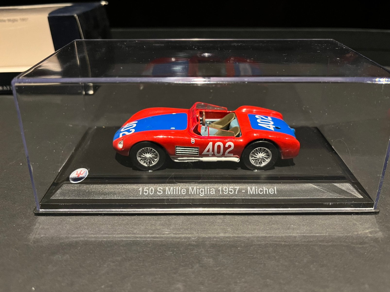 Mille Miglia Maserati 150s 1957, Ophalen