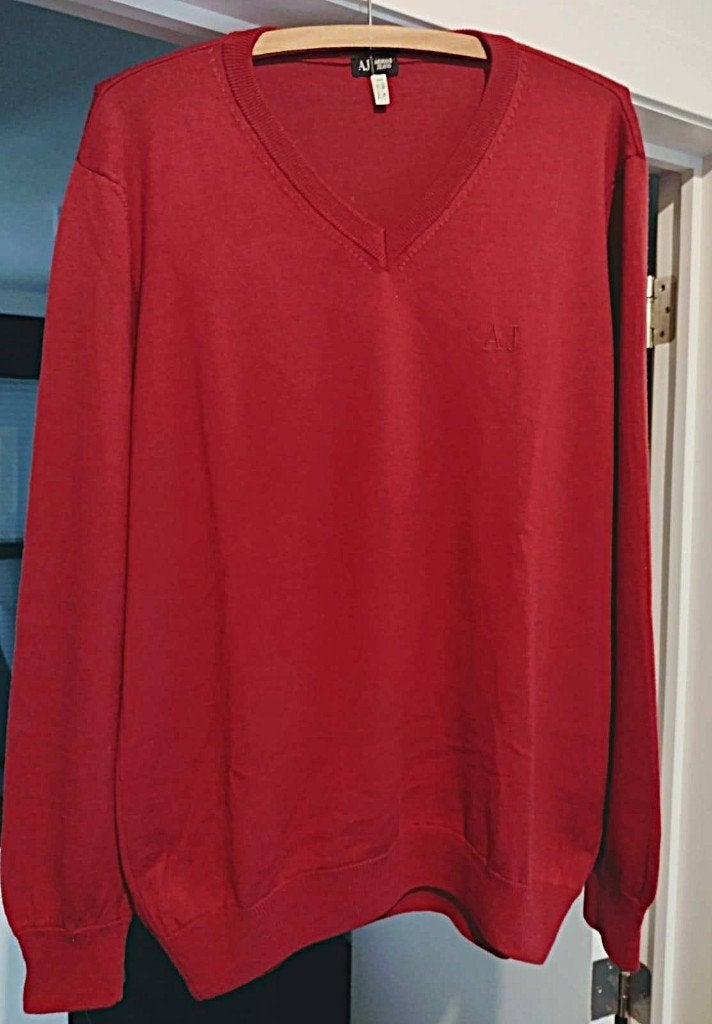 Trui Armani Jeans, XXL/ XL, 100% scheerwol, Kleding | Heren, Truien en Vesten, Armani Jeans, Maat 56/58 (XL), Ophalen of Verzenden