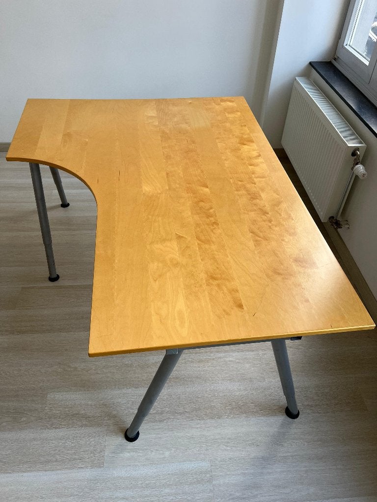 Bureau, Comme neuf, Beige, Enlèvement, Bureau d'angle