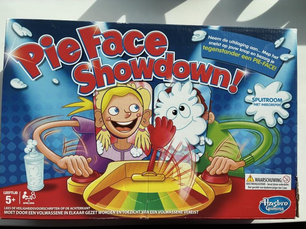 Pie face, Een of twee spelers, Ophalen of Verzenden, Zo goed als nieuw, Hasbro