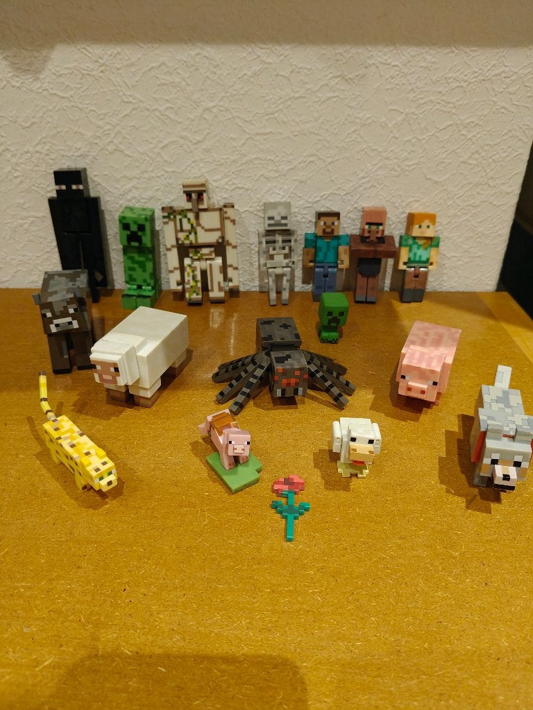 Minecraft figuren, Kinderen en Baby's, Ophalen of Verzenden, Gebruikt