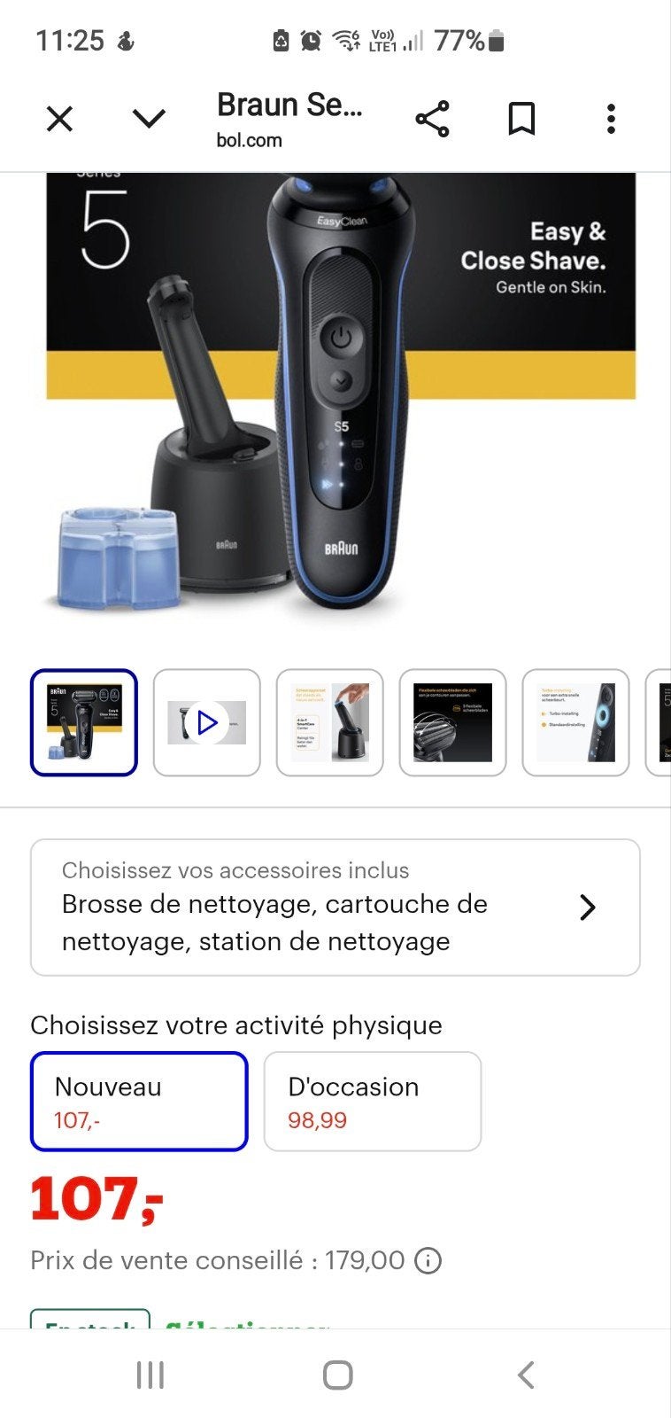rasoirs brauwn, Electroménager, Enlèvement