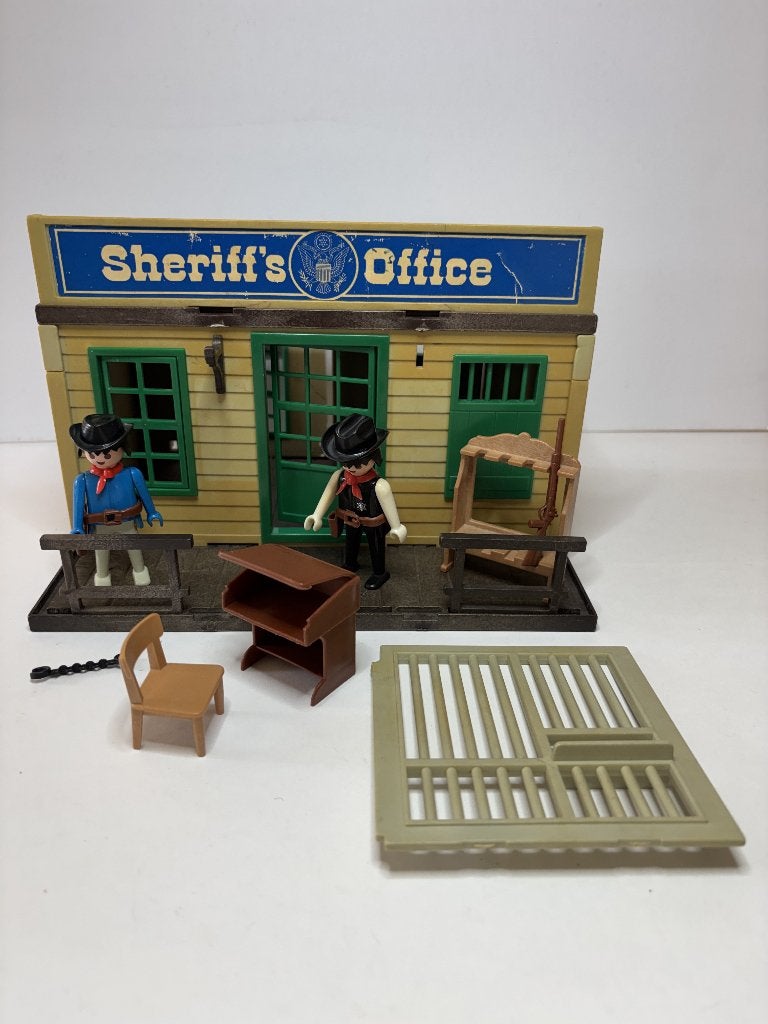 Playmobil 3423 Bureau du shérif 1976, Enfants & Bébés, Enlèvement ou Envoi, Bâtiment, Autres séries, Kit complet