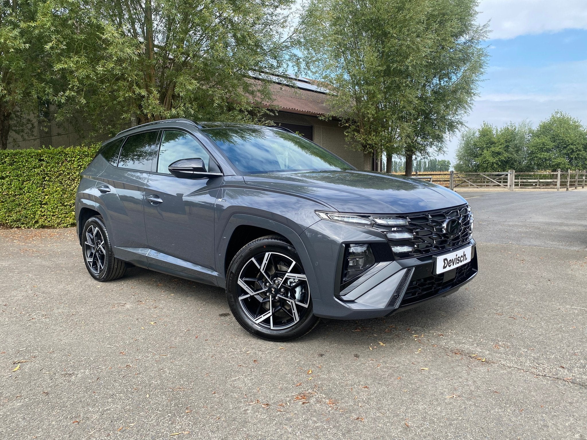 Hyundai NX4 TUCSON HEV 1.6 T-GDI 6AT - SHINE SHADOW N-LINE 2, 179 pk, Zwart, 4 cilinders, Bedrijf