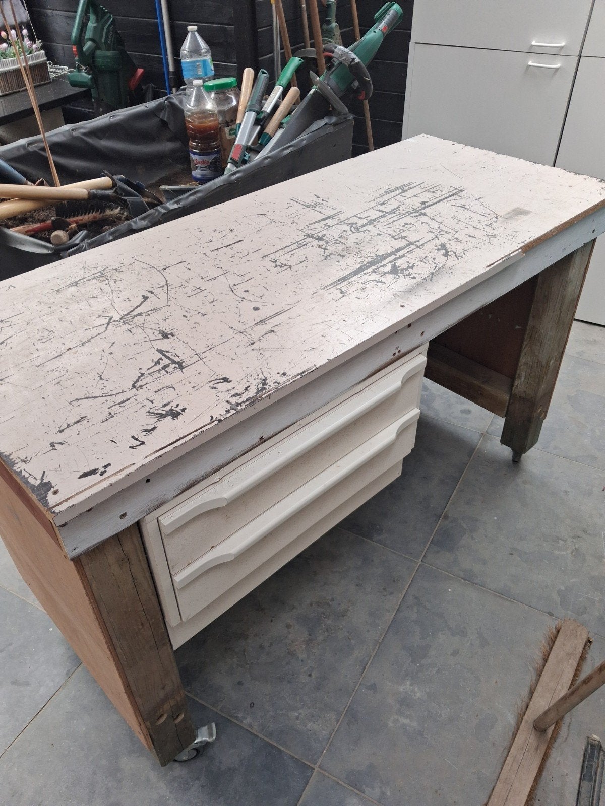 Mobiele werkbank 130x60, Doe-het-zelf en Bouw, Ophalen