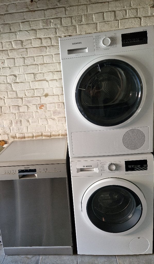 Machine à laver Bosch 9kg A +++. Sèche linge Siemens, Electroménager, Enlèvement, Comme neuf