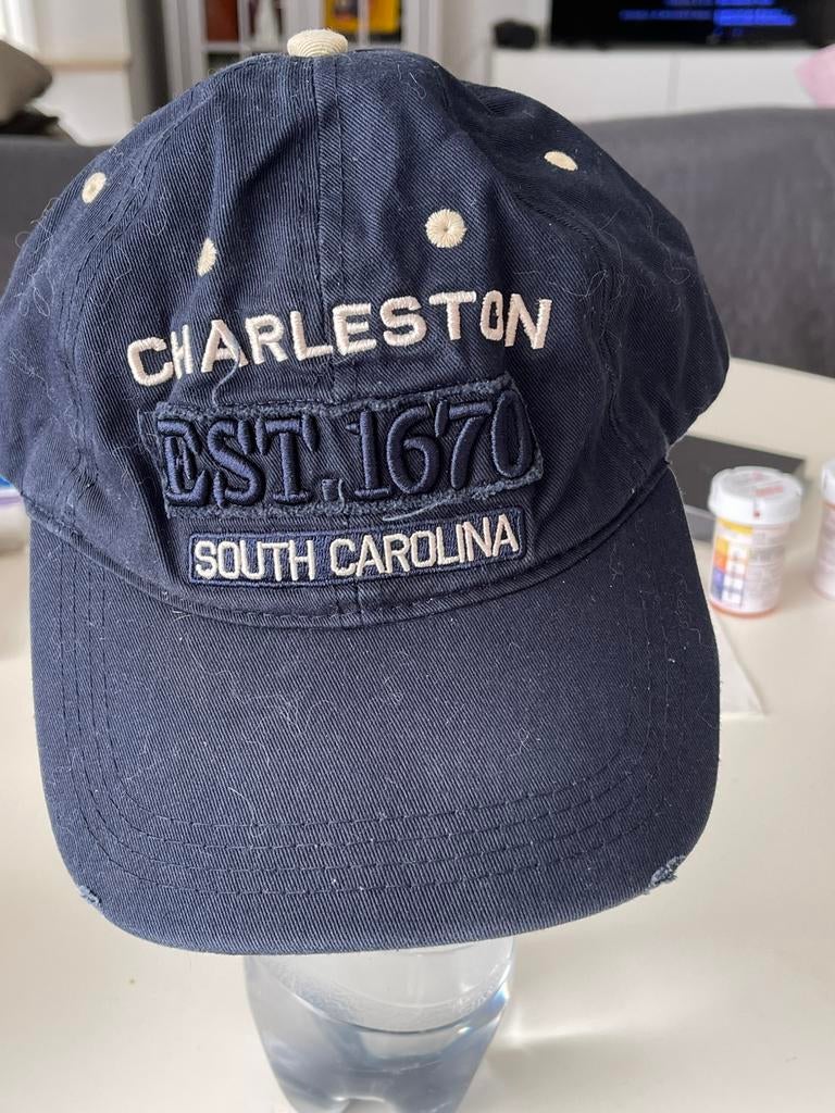 Baseball pet. Charleston. South Carolina, Verzenden, Zo goed als nieuw, Pet