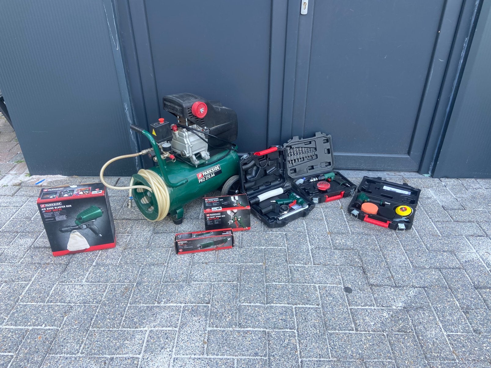 Parkside Compressor. + Nieuw gereedschap, Hobby en Vrije tijd, Modelbouw | Radiografisch | Auto's, Zo goed als nieuw, Ophalen
