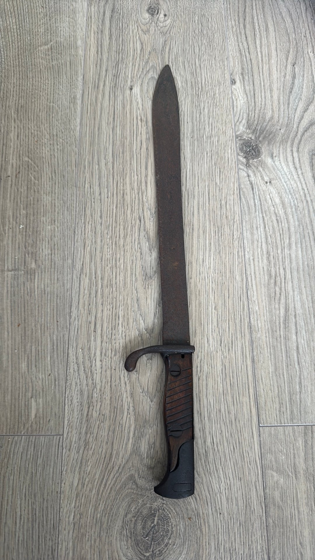 WO2 Duitse Bajonet K98 - Seitengewehr 84/98 III (Bakeliet), Collections, Enlèvement ou Envoi